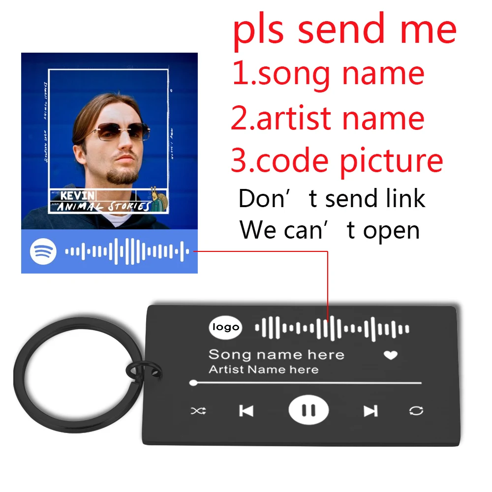 Title 3, Muzički album od nerđajućeg čelika privezak za ...