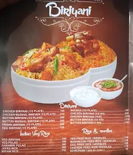 Aasife Biriyani Karapakkam menu 1