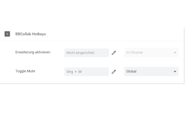 BBCollab Hotkeys chrome extension
