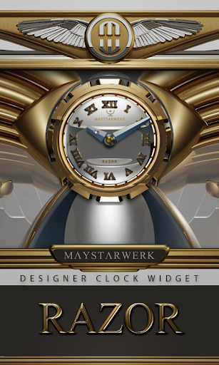 Clock Widget Razor