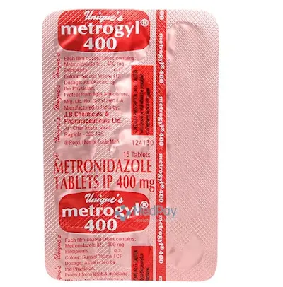 Metrogyl 400 Tab - 15