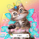 Fuzzy Unicorn Cat Keyboard Theme icon