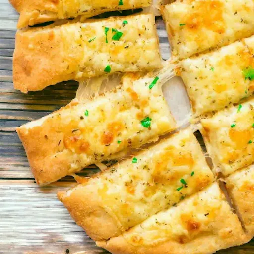 Cheese Stuffed Garlic Bread With Dip