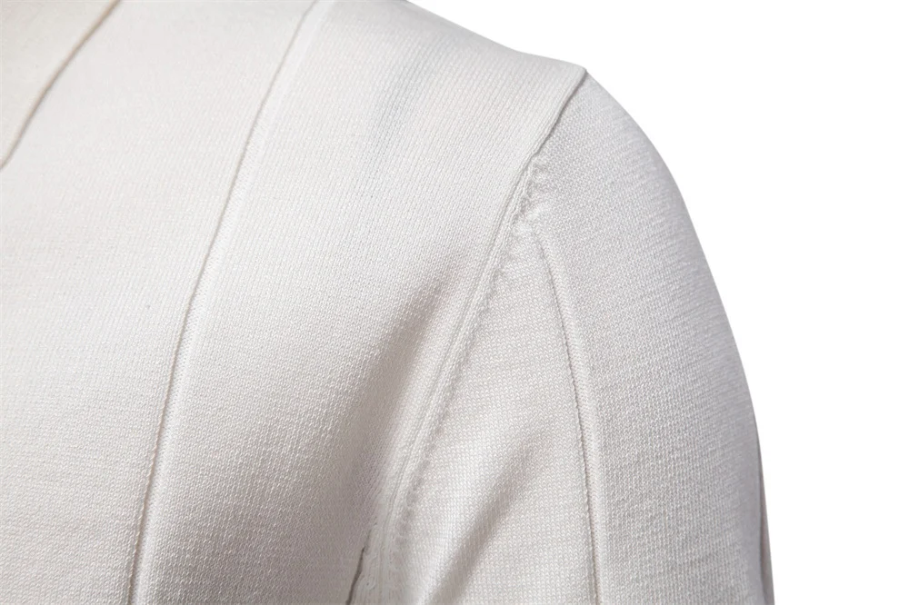 Title 8, Heren Business Casual Wollen Polo Shirt. Stijlv...