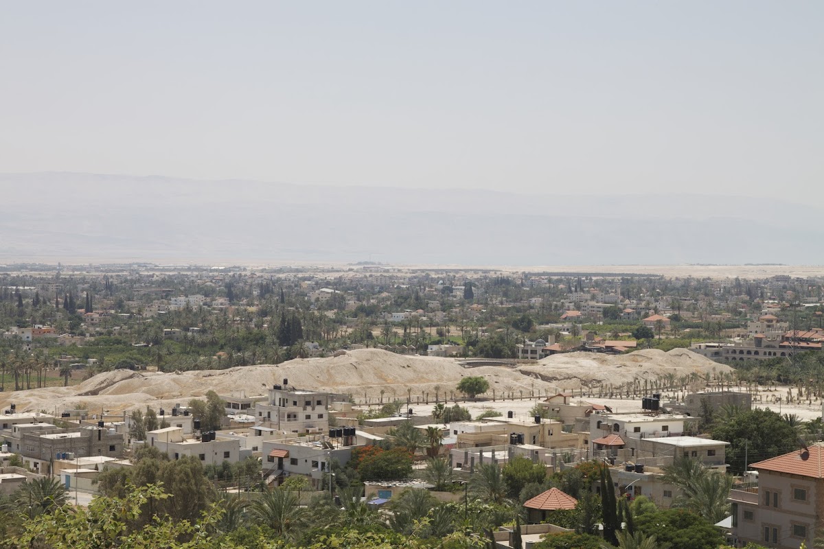 Tel Jericho near the Jordan River at Top of Dead Sea