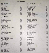 Best Bar And Restaurant menu 1