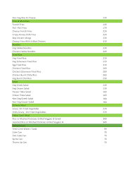 Foodzania menu 2