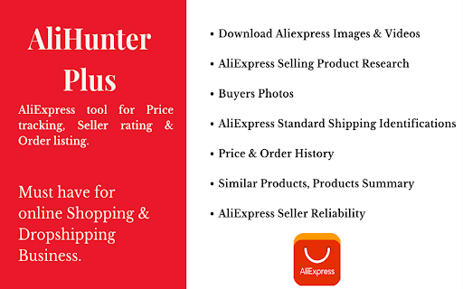 AliHunter Plus - AliExpress Research Tool