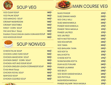 Kokan Coast menu 