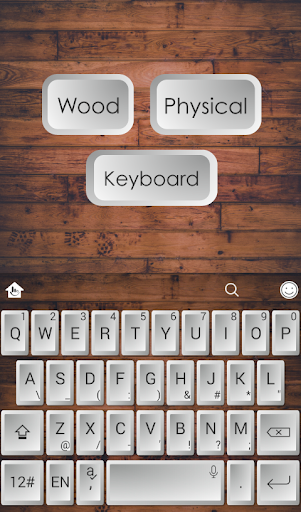 Wood Physical Keyboard Theme