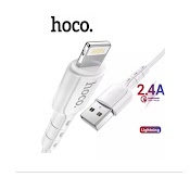 Cáp Sạc Du01 Hoco Lightning Iphone Dài 1M , Dây Nhựa Cứng Cáp Chống Gãy Gập