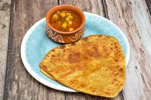 2 Parathas + Chole Ki Sabji