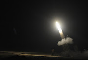 An Israeli military's Iron Dome defence missile system, designed to intercept and destroy incoming short-range rockets and artillery shells, is launched near the city of Ashdod about an hour after a cease fire was declared between Israel and Hamas, the ruling movement in the Gaza strip, on November 21, 2012.