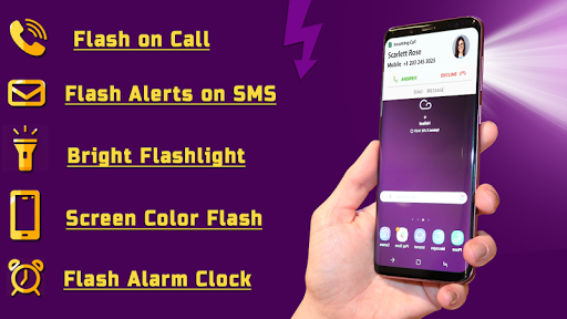 Screenshot Flash on Call & SMS: Super LED