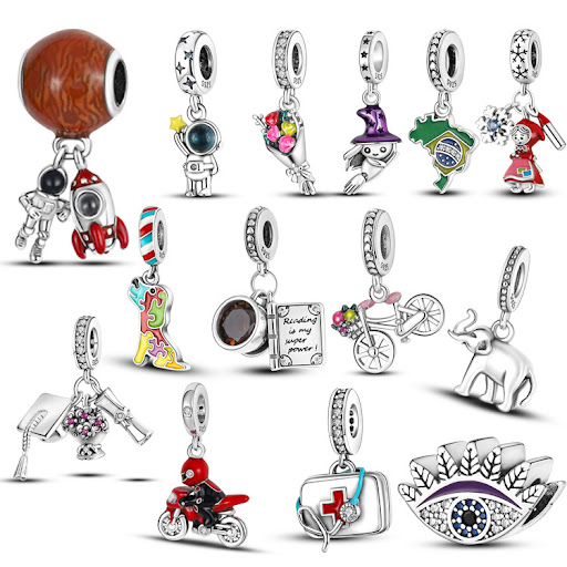 Title 4, Cupronickel Ornament Astronaut Mars Rocket Astr...