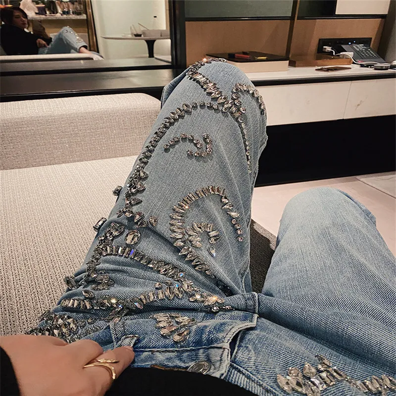 Title 3, Jeans de cintura alta para mujer — Ajuste favor...