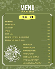 Snacks Bite menu 1