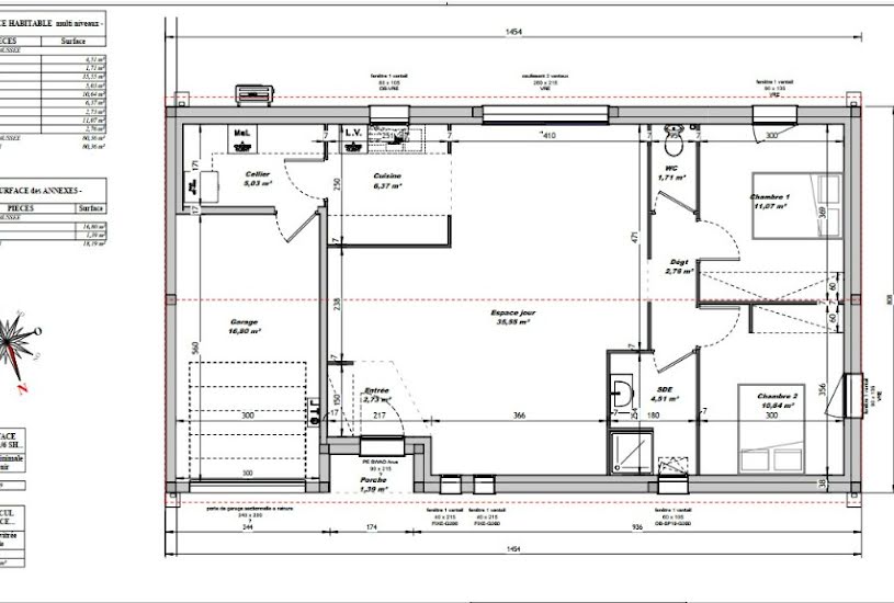  Vente Terrain + Maison - Terrain : 624m² - Maison : 80m² à Salles-d'Angles (16130) 