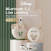 Tai Nghe Bluetooth 5.2 Không Dây Chống Nước Giảm Tiếng Ồn Hình Disney F9