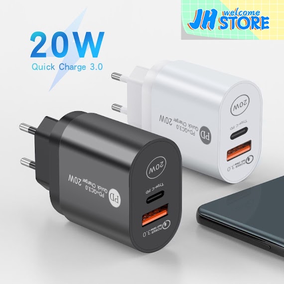 Củ Sạc Nhanh 36W Usb C Qc 3.0 Pd Chất Lượng Cao 5V 3 A 3 Cổng Usb Cho Điện Thoại