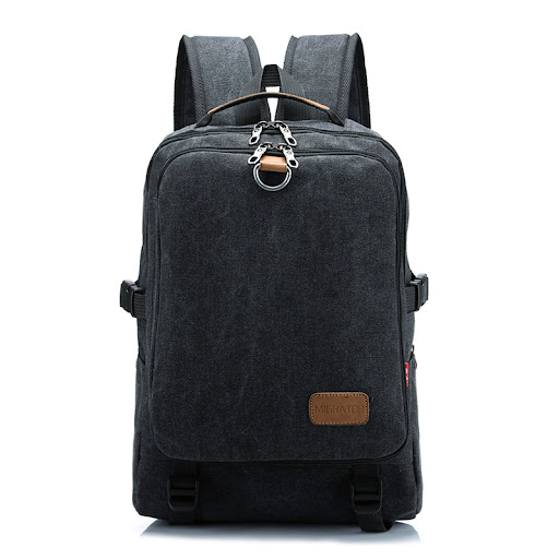 Title 6, Mens Fashion Casual Retro Canvas Backpack Clas...
