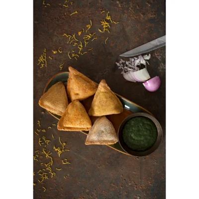 Veg Samosa Platter (8 Pcs)