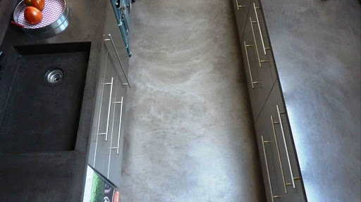 beton cire dans cuisine