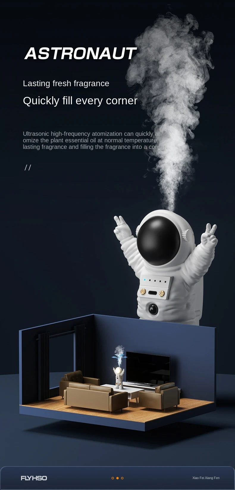 Title 4, Difusor de Aroma de Perfume Astronauta 50ML Elé...
