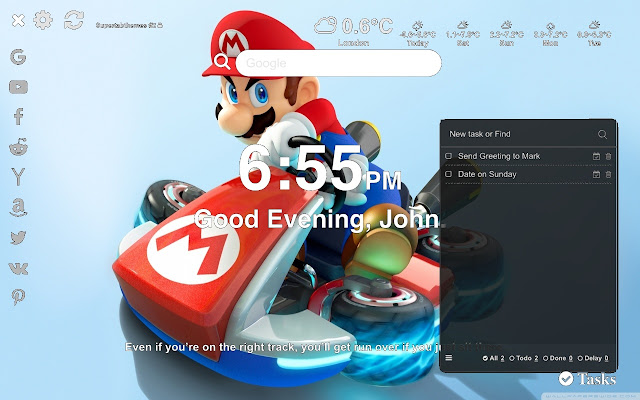 Mario Kart 8 HD Wallpapers New Tab