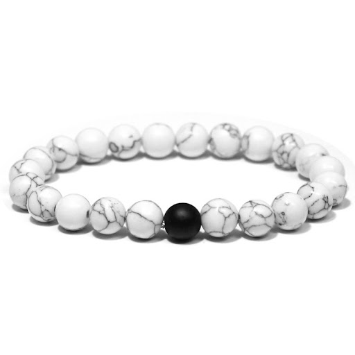 Title 4, White Turquoise Beaded Bracelet Fashion Popular...