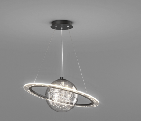 Lámpara LED de Dormitorio Creativa y de Lujo para Dormitorio Principal Iluminación Moderna Ambiente Elegante y Relajante.