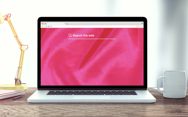 Neon Pink New Tab Background Theme