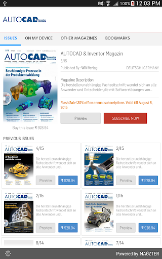 AUTOCAD Inventor Magazin