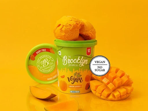 Amazing Alphonso (Mango Sorbet) - 450ml (Vegan, No added sugar)