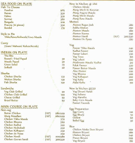 Tavern Lounge menu 1