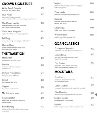 Harbour Cafe - The Crown menu 3