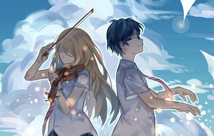 Your Lie In April / Shigatsu wa Kimi no Uso chrome extension