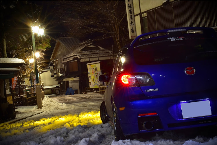 アクセラスポーツのLabradella Type SiR・雪予報☃️・走り屋に、シーズンオフはない…冬を制する者は、夏を制す…!!・Fドリ？・夜走りに関するカスタム事例の投稿画像4枚目
