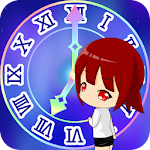 Cover Image of ダウンロード Clock of girl 1.3 APK