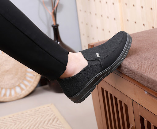 Title 34, Mens Thin Slip-on Non-slip Elderly Dad Shoes B...