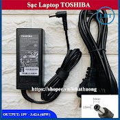 Sạc Laptop Toshiba 19V – 3.42A - 65W (Tặng Kèm Dây Nguồn)