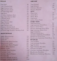 Kolkata Rolls & Fast Food menu 2