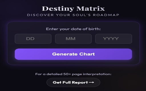 Destiny Matrix Chart Generator screenshot 1