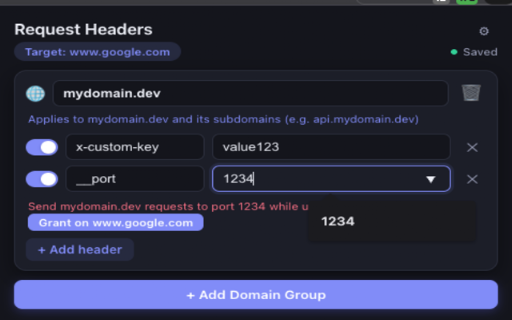 Header changer Lite2 screenshot 1