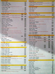 Kay's Chik-In menu 1