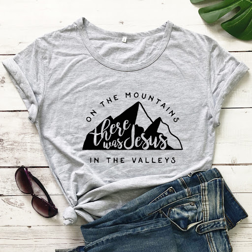 Title 12, On There Is Jesus In The Valley T Shirt Casual ...