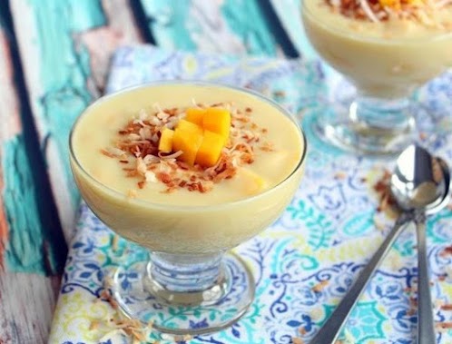 Click Here for Recipe: Coconut Mango Pudding