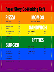 Paper Story Cafe menu 1