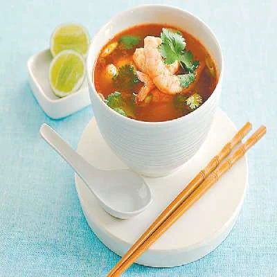 Broth Of Spicy Prawn And Lemon