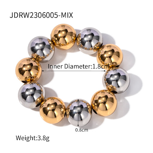 Title 8, Fashionable New Light Luxury Stainless Steel Ri...